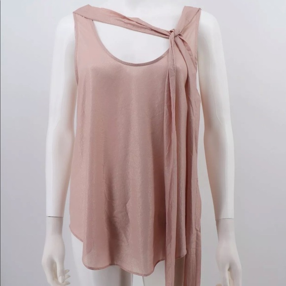 Rachel Roy Metallic Pink Blouse - Picture 3 of 7